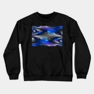 White Wave Feathers Crewneck Sweatshirt